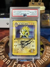  Lt Surge's Jolteon Gym Challenge 28/132 1st Edition PSA 8.5 Auto 10 Eric Stuart on eBay