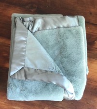Cloud Island Plush Baby Blanket Satin Trim Sage Green Target Soft