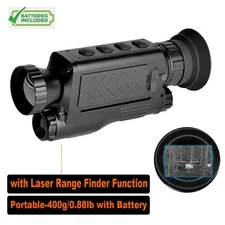 Thermal Imager 384*288 w/Laser Rangefinder Portable Thermal Camera Hunting Scope