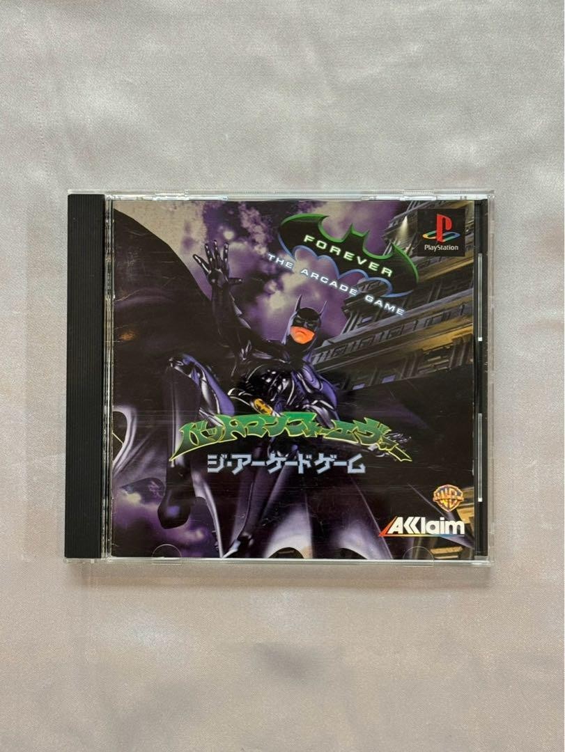 Batman Forever The Arcade Game PS1 Japan Version Rare PlayStation