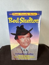 VHS 3 TAPE SET RED SKELTON CLASSIC COMEDIES KING LAUGHTER '95 NEW FACTORY SEALED