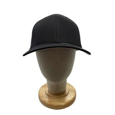 NWT Port Authority Baseball Cap Flexfit 110 Mesh Snapback Hat Black Unisex OSFA