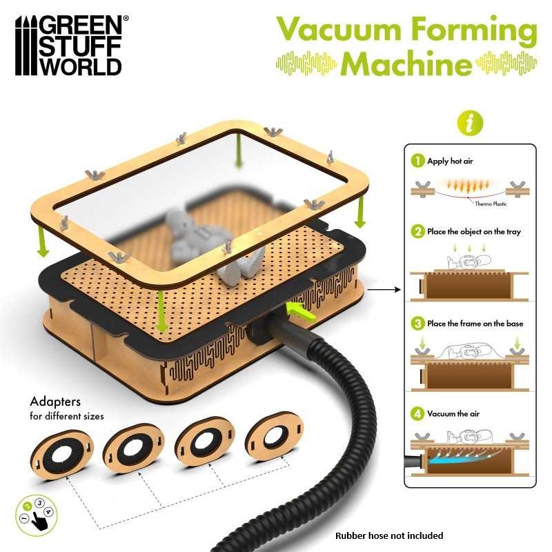 Green Stuff World Vacuum Forming Machine A4 for Thermoplastics