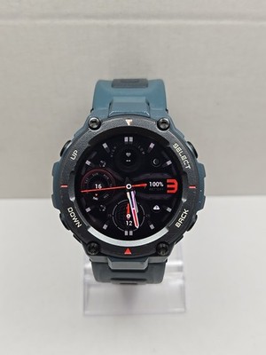 Amazfit T Rex Pro A2013 Rugged GPS Smartwatch Steel Blue AMOLED Sport