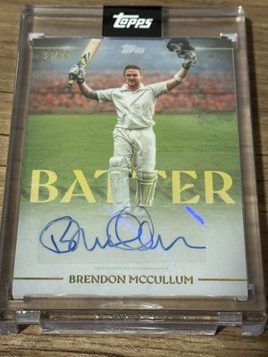 Brendon McCullum Cricket legends Vol 2 Autograph #33 New Zealand /99