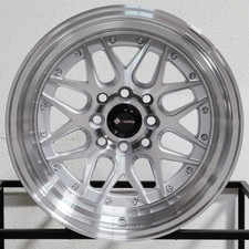 4-new 15 Vors Vr7 Wheels 15x9 4x1004x114.3 0 Silver Rims 73.1