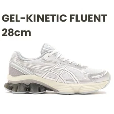 Asics GEL-KINETIC FLUENT White Sneakers 28cm Mint Boxed Men's Running Shoes