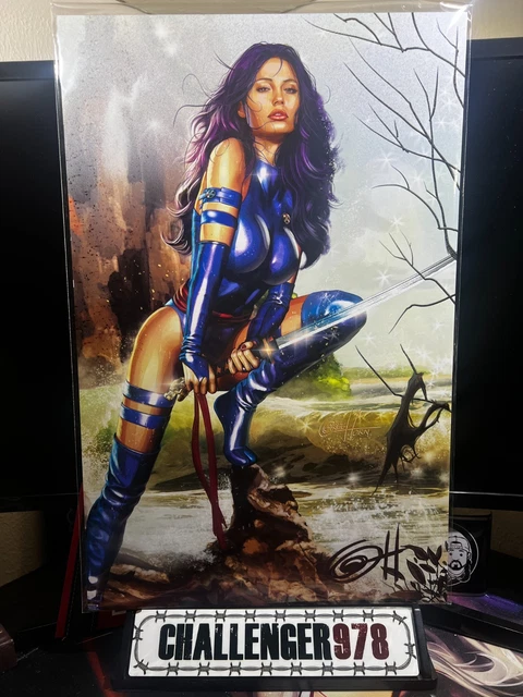 11x17 - X-MEN PSYLOCKE - Greg Horn SIGNED Art Print w/ COA