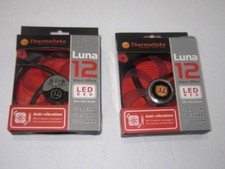 2-Thermaltake Anti-Vibration Luna 12 LED Red ...