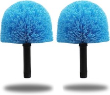 2 Pack Blue Twist-On Cobweb Duster Head Brush // Spider Web for