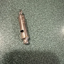 Vintage "THE ACME CITY" British Police Whistle MADE IN ENGLAND 3" Chrome