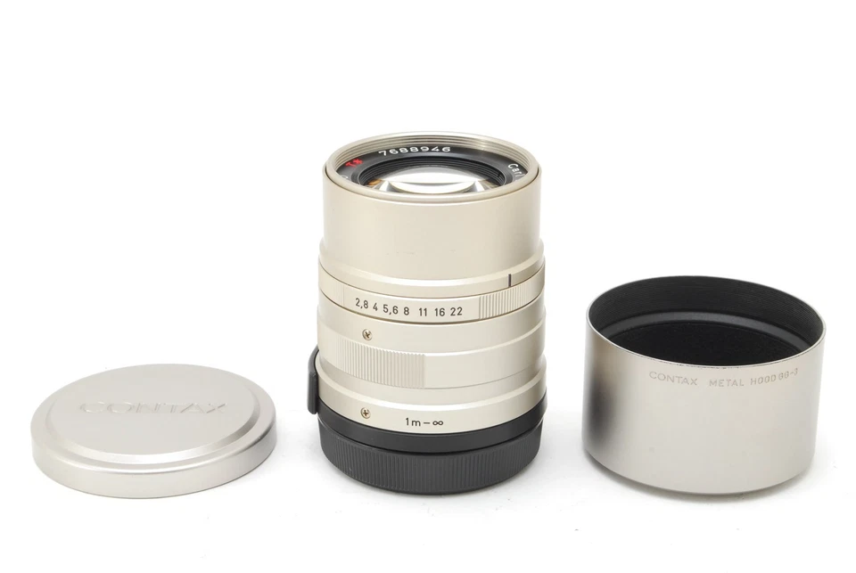 [ TOP MINT+++ ] Contax Carl Zeiss Sonnar T* 90mm f/2.8 Lens for G1 G2 Japan - Image 2 of 4