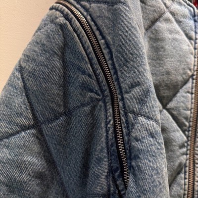 Supreme Zip Off Sleeve Quilted Bomber Jacket Denim - 25FW # | eBay