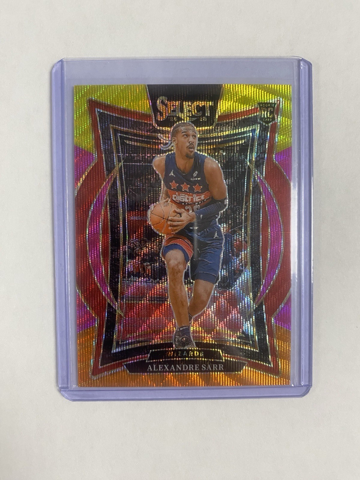 2024-25 PANINI SELECT ALEXANDRE SARR #73 CONCOURSE MULTI WAVE PRIZM /20