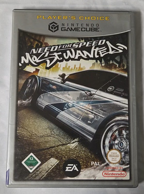 Nintendo Game Cube Need for Speed Most Wanted Pal
