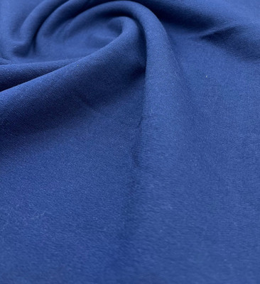 Metre Navy French Terry Cotton Loopback 95/5 Lycra Stretch
