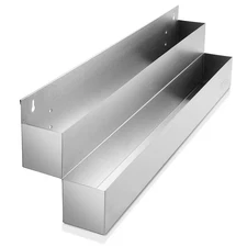 OPEN BOX - 42" Double Tier Speed Rail - Stainless Steel Liquor Bottle Bar Rack