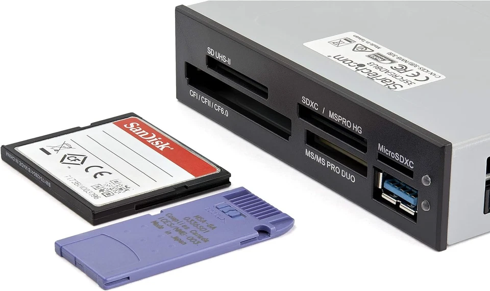 StarTech.com USB 3.0 Internal Multi-Card Reader with UHS-II Support - SecureDigi - Immagine 3 di 4