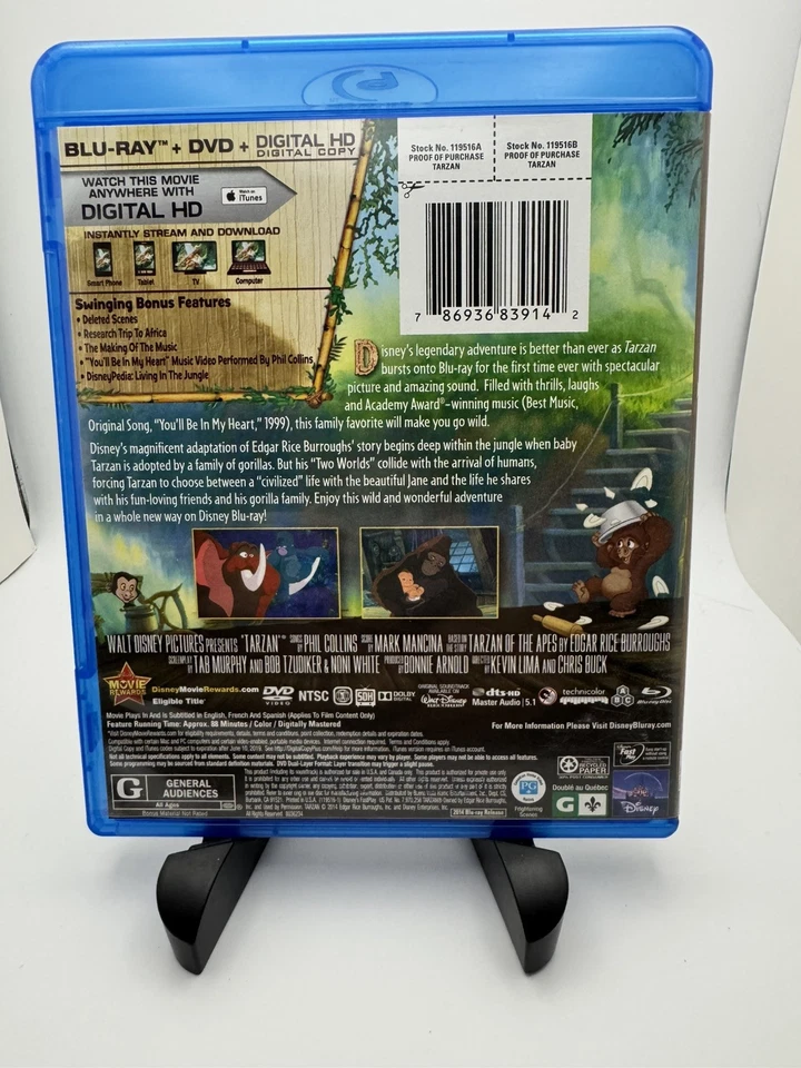 Tarzan (Blu-ray, 1999) Foto 3 de 3