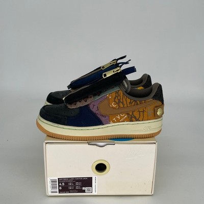 Size 4.5M/6W - Nike Air Force 1 Low Travis Scott Cactus Jack CN2405-900 Pre-Owne