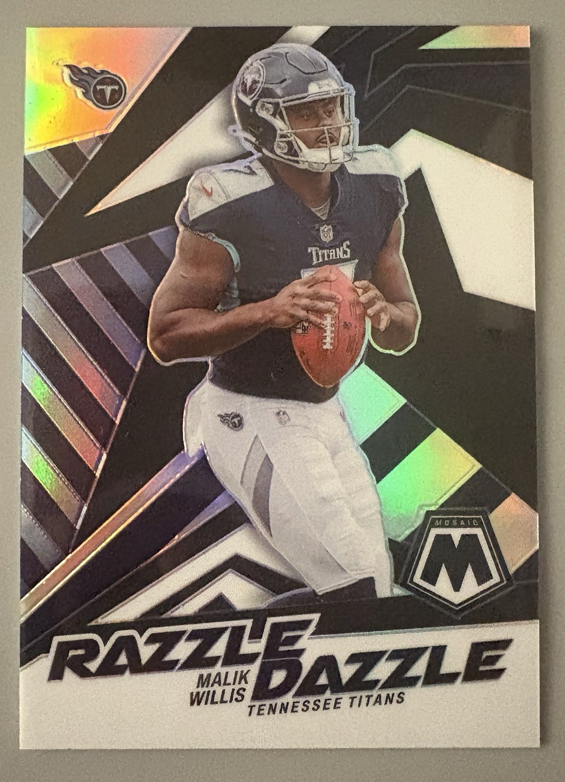 2022 Panini Mosaic Razzle Dazzle Malik Willis #RD-19 SP Case Hit (RC)