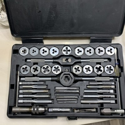 Vintage USA Craftsman Kromedge SAE Tap & Die Set 5201 for sale