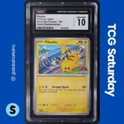2024 POKEMON BLACK STAR PROMOS #190 PIKACHU WORLD CHAMPIONSHIPS CGC 10 GEM MINT