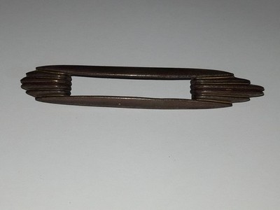 Pos 2) 1 Zierblende (Messing) aus Loewe Opta Luna Plastik 741WD - Röhrenradio