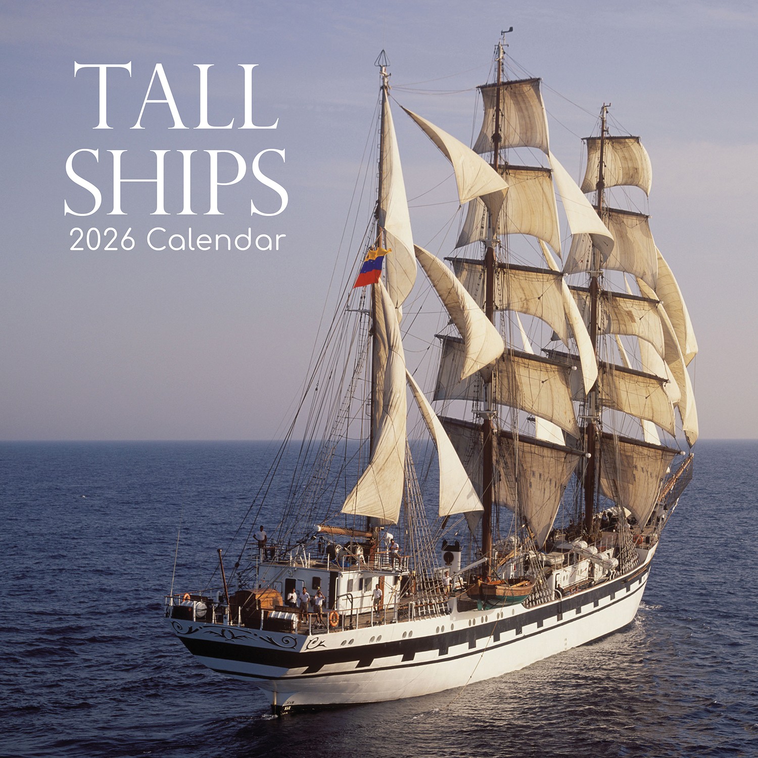 Tall Ships - 2026 Square Wall Calendar 16 Months New Year Premium Planner Gift