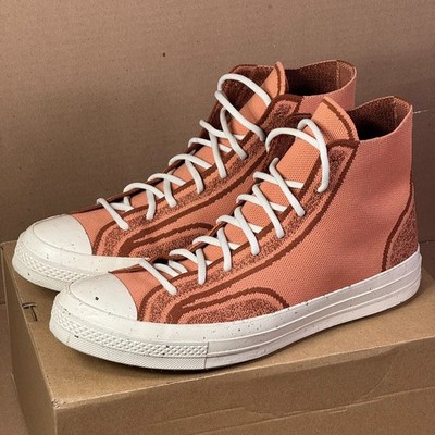Converse Chuck Taylor All Star Knit High Top Men s 12 / Women s 14 Pink Rust