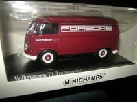 "1:43 Minichamps Vw T1 Lieferwagen 1963 \"Porsche\" In Ovp Limited Edition"