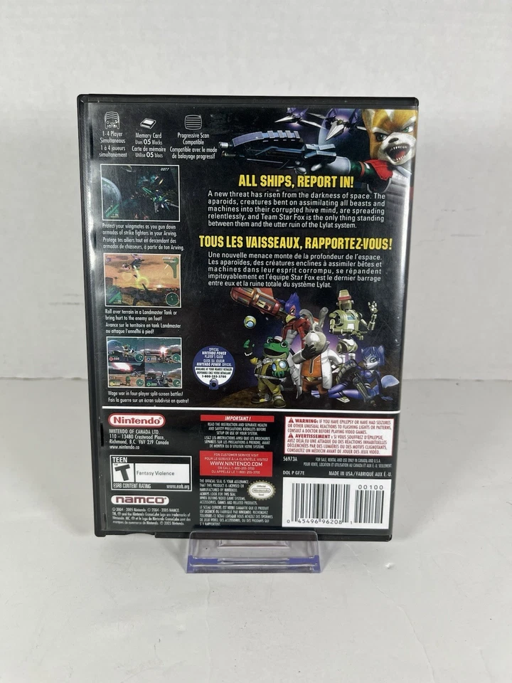 Star Fox: Assault Nintendo GameCube, 2005 - NO MANUAL - TESTED - Image 3 of 4