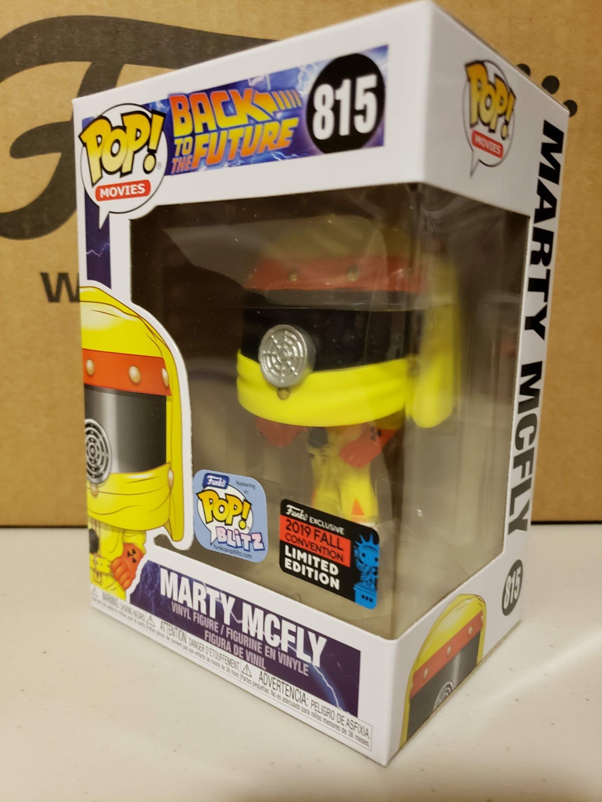 Funko Pop Movies #815 Back to the Future Marty McFly 2019 Fa