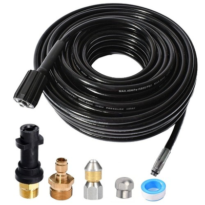 #ad Pressure Washer Pipe Cleaning Hose Jetter Nozzles Kit K2 K7 1 8”NPT Sewer $57.73