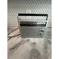 Vintage GE 7-2940A TV Sound AM FM Weather Portable Radio Tested Works