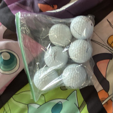 Titleist White Recycled Golf Balls, Lot of 6 Pack for Golf Play