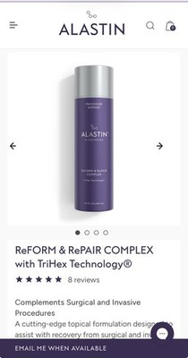 Alastin Skincare ReFORM & RePAIR Complex With TriHex Technology ( 5fl.oz/ 148ml)