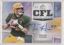 2021 SP Game Used Edition CFL Scripts 81/100 Trevor Harris #S-TH Auto 2y5