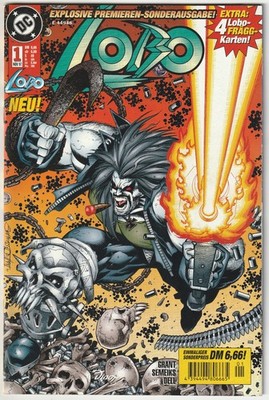   LOBO #1 + Beilage Karten, Dino 1997 COMICHEFT TOP Z1