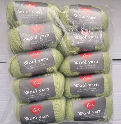 10 50g Skeins, Australian Wool 80%,polyester 20%