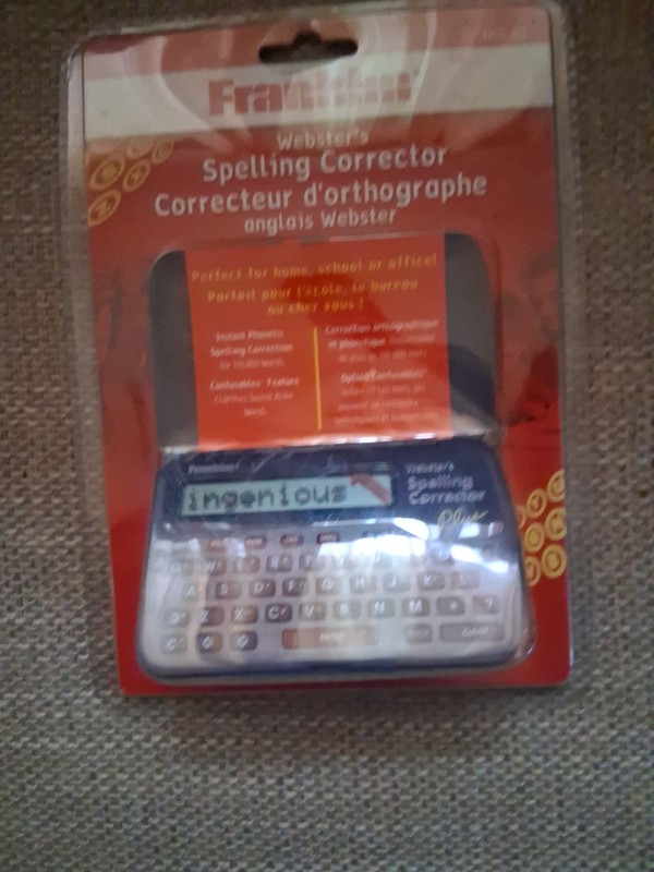 Franklin Webster's Spelling Corrector Plus NCS-101 Pocket Size Compact 2005 New