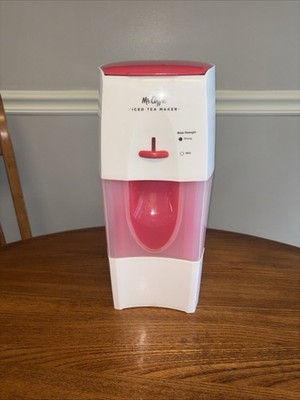 Mr Coffee Iced Tea Maker TM75 Red Tested No Pitcher