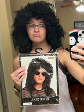 Halloween Bad Rock Star Wig