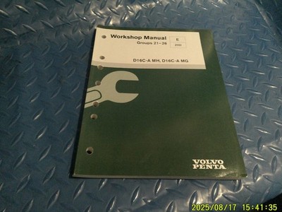 Volvo Penta D16C-A Marine Diesel Workshop Manual 7746647