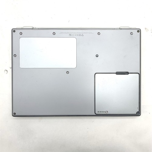 Apple PowerBook G4 A1001 Titanium 15.3" Untested, Original Box, 3 Battery Packs - Picture 7 of 11