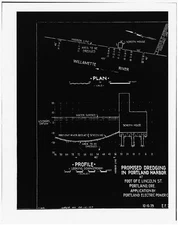 27. Photocopy of scale drawing from Station L office files, Portland,
