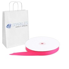 Grosgrain Ribbon 5/8" Wide 50 Yd Yard Roll - Dark Pink - Solid Reels Party sg