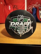 JT Miller New York Rangers Signed 2011 NHL Draft Puck