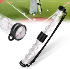 Baseball Picker Upper Holds 5/10 Balls,Quick Pickup&Storage Baseball Picker Tube