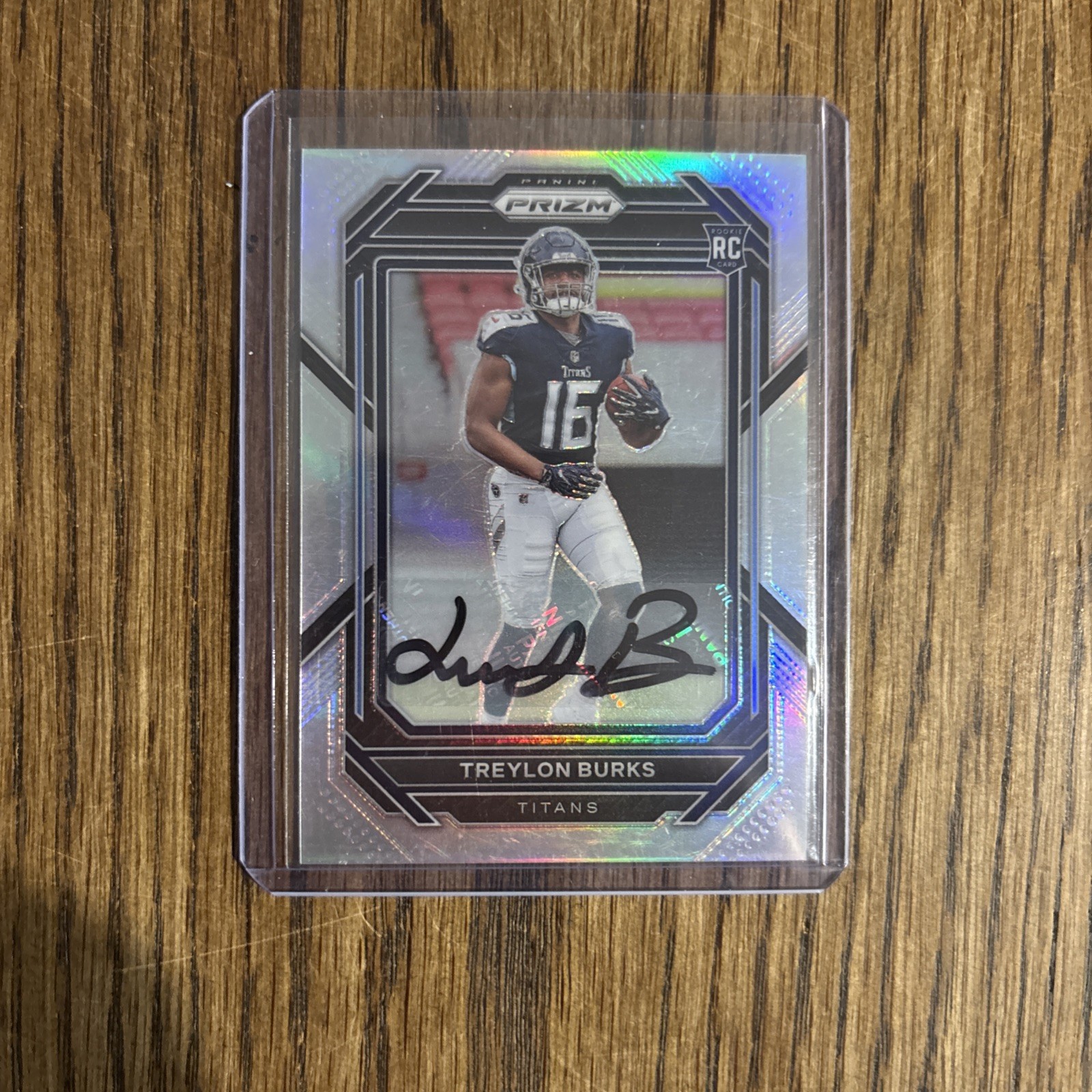 2022 Panini Prizm - Rookies Treylon Burks #313 Silver Prizm Autographs (AU, RC)